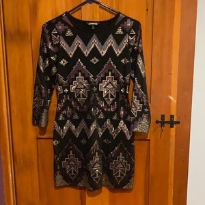 Women’s Express mini sequence dress